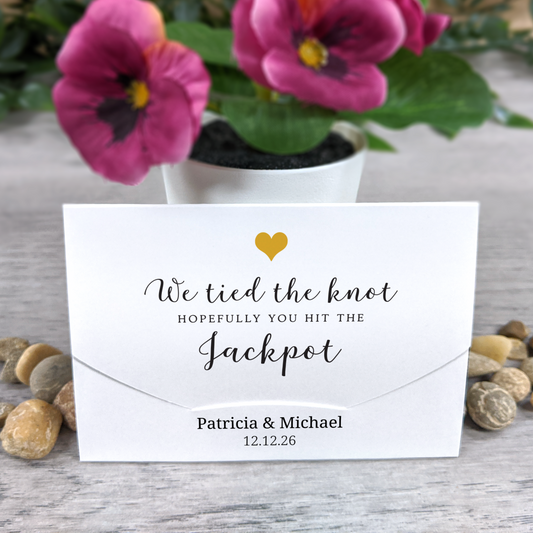 Heart Scratch Card Envelope