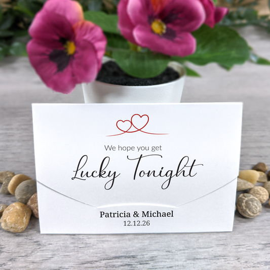 Heart Line Scratch Card Envelope