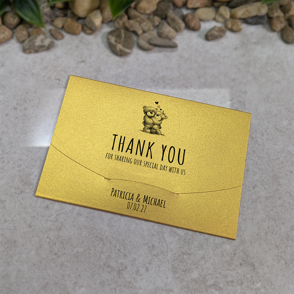 Pearlescent Bears Scratch Card Wallet