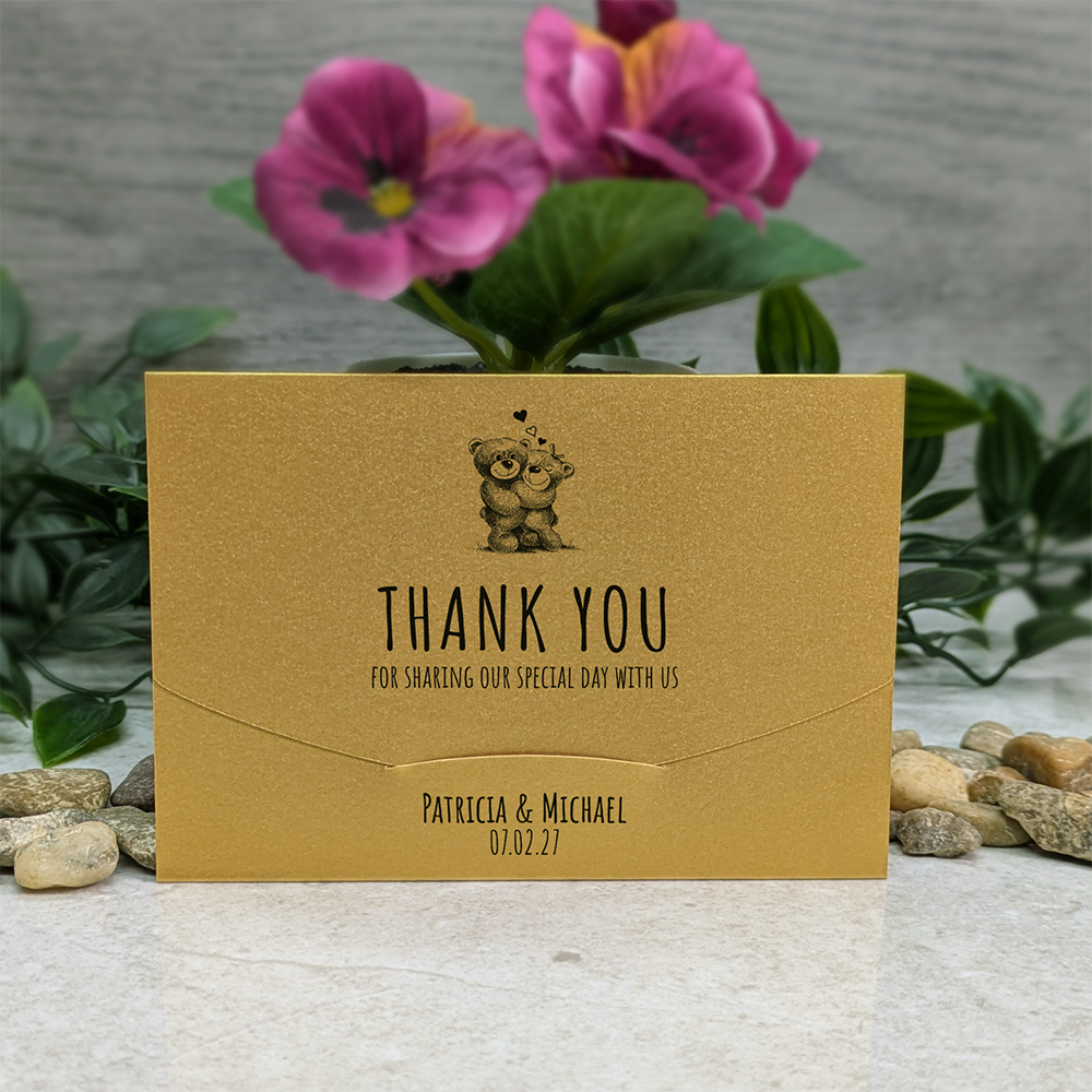 Pearlescent Bears Scratch Card Wallet