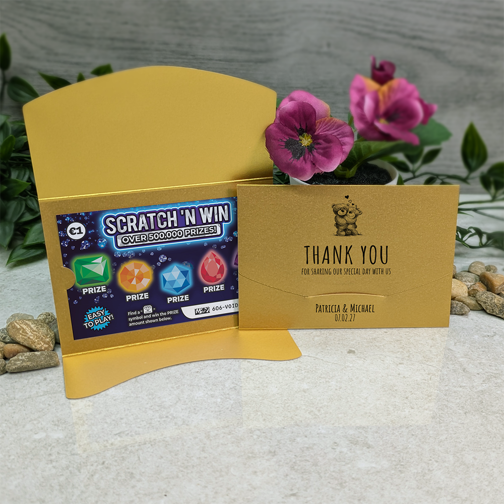 Pearlescent Bears Scratch Card Wallet