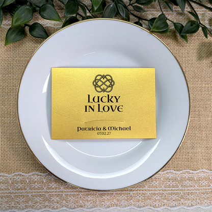 Pearlescent Celtic Knot Scratch Card Wallet