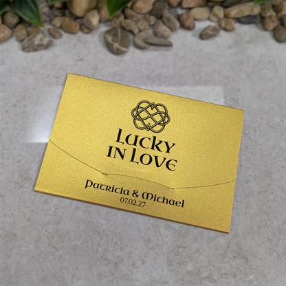 Pearlescent Celtic Knot Scratch Card Wallet