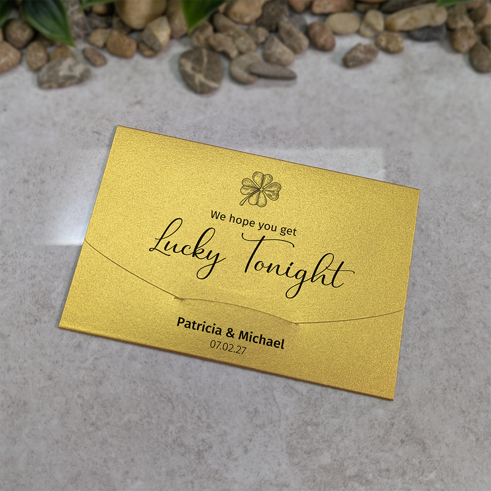 Pearlescent Clover Scratch Card Wallet