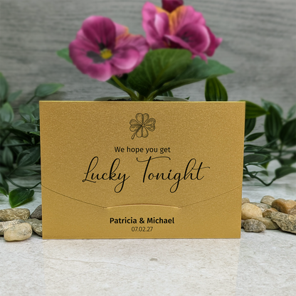 Pearlescent Clover Scratch Card Wallet