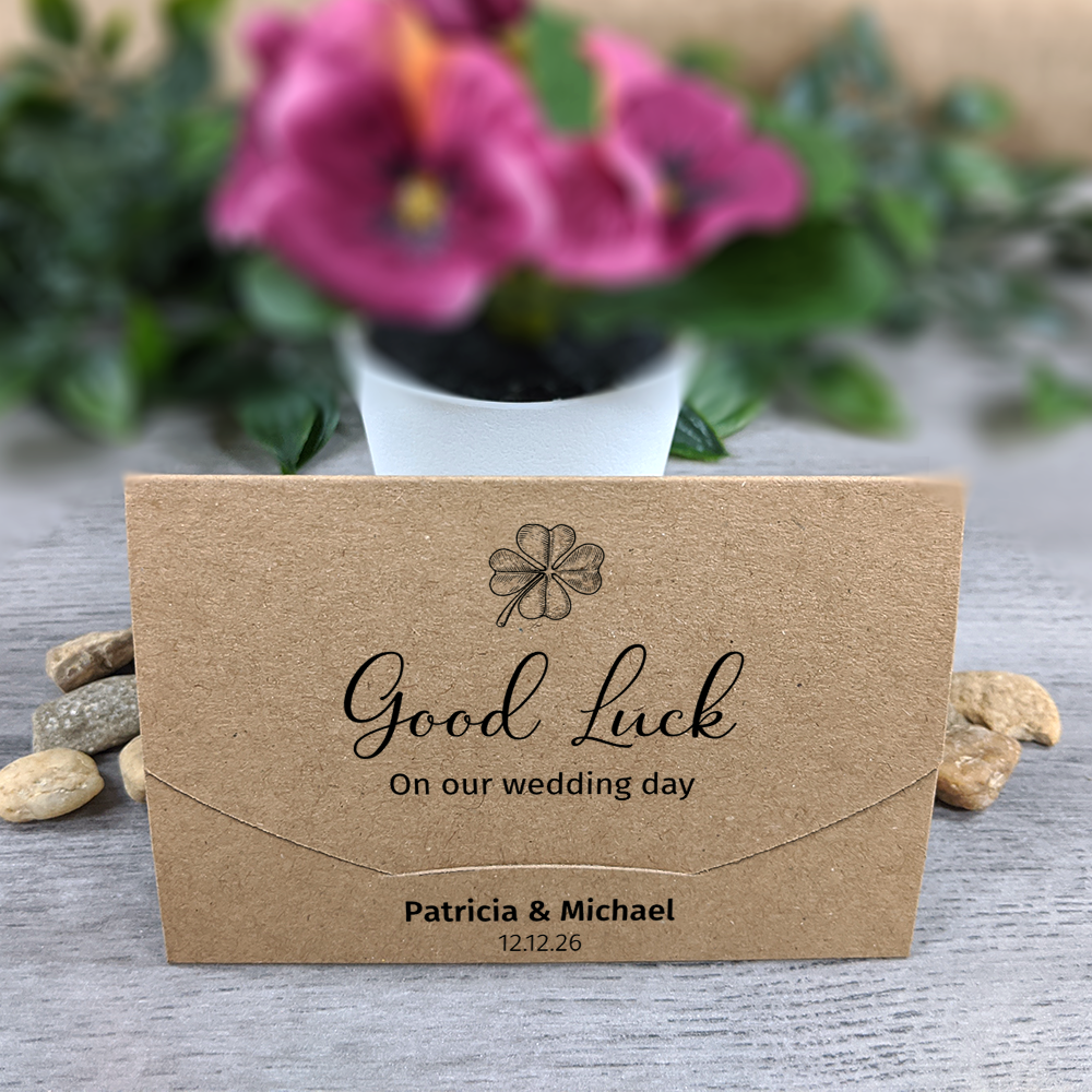 Kraft - Clover Scratch Card Envelope