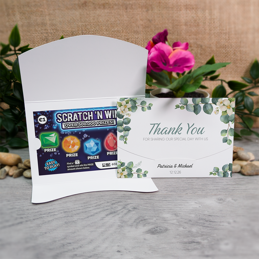 Eucalyptus-Jasmine Scratch Card Wallet