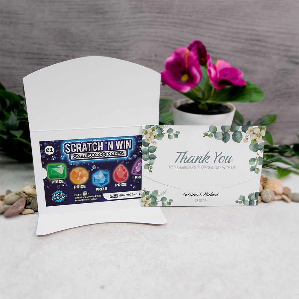 Eucalyptus-Jasmine Scratch Card Wallet