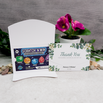 Eucalyptus-Jasmine Scratch Card Wallet