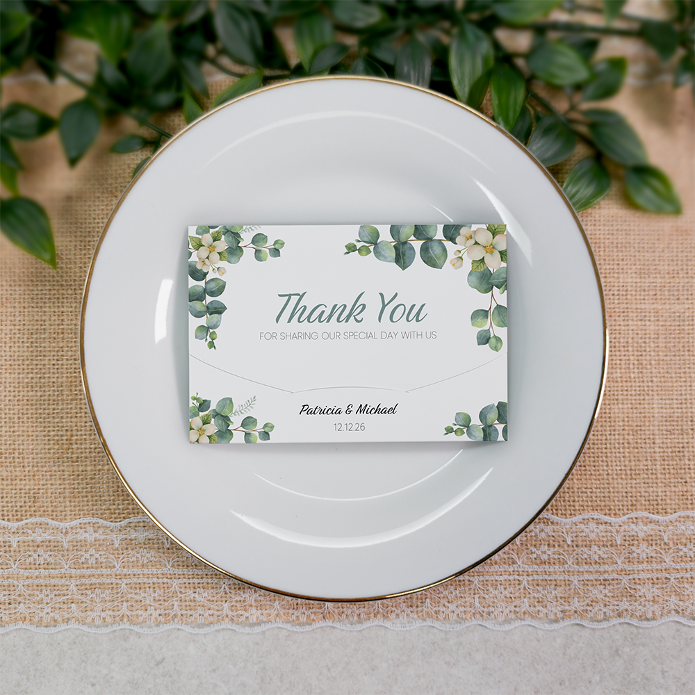 Eucalyptus-Jasmine Scratch Card Wallet