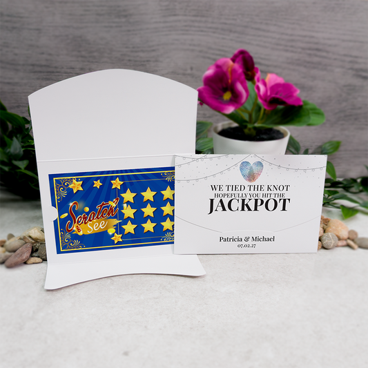 Fairylight Wallet Scratch Card Wedding Favor Envelope