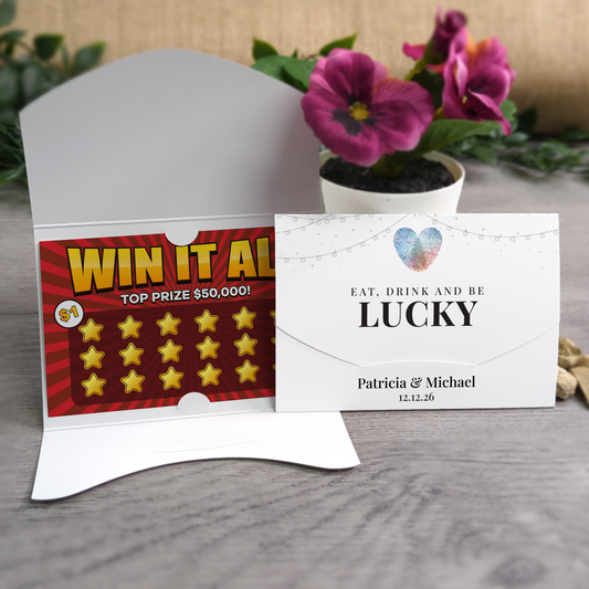 Fairy Light Scratch Card Envelope