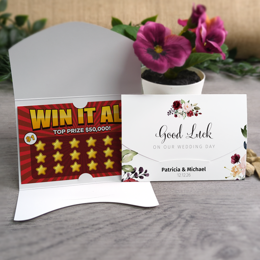 Fall Scratch Card Envelope