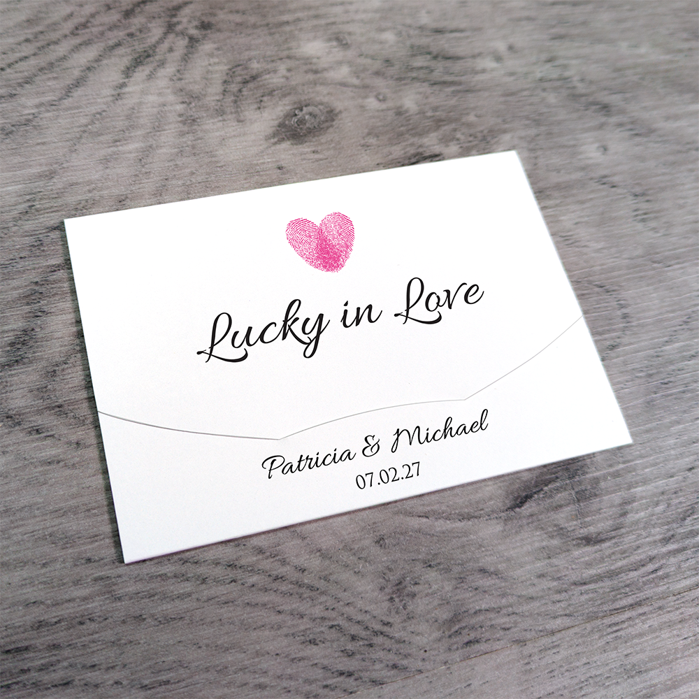 Fingerprint Scratch Card Wallet