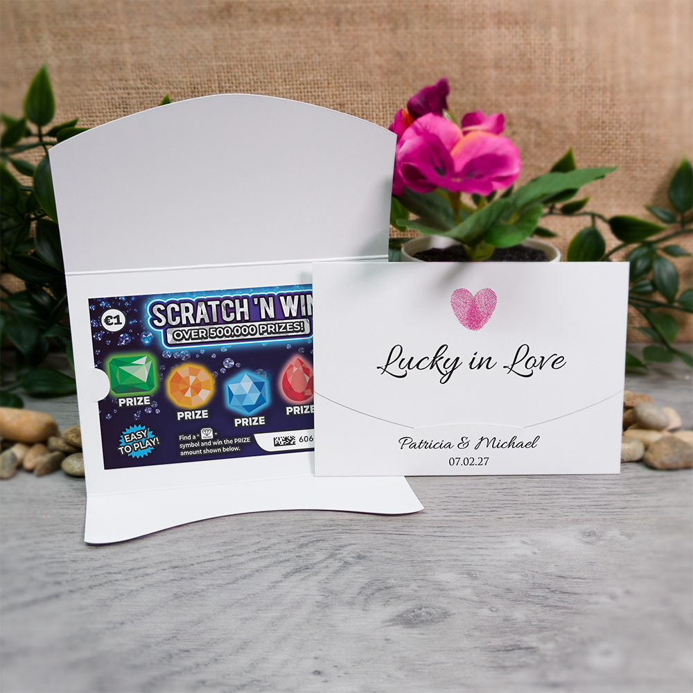 Fingerprint Scratch Card Wallet