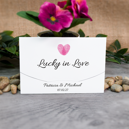 Fingerprint Scratch Card Wallet