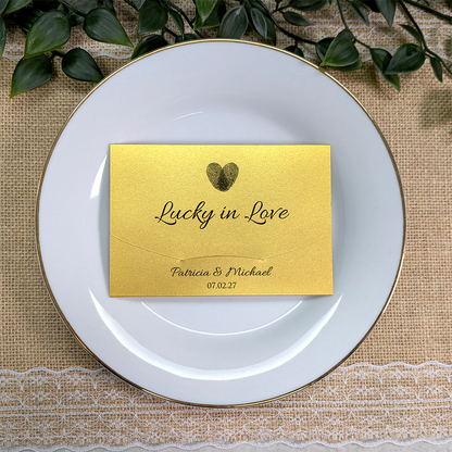 Pearlescent Fingerprint Scratch Card Wallet