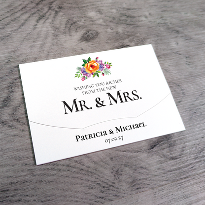 Floral Scratch Card Wallet