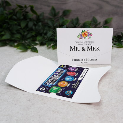 Floral Scratch Card Wallet