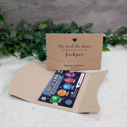 Kraft Heart Scratch Card Wallet