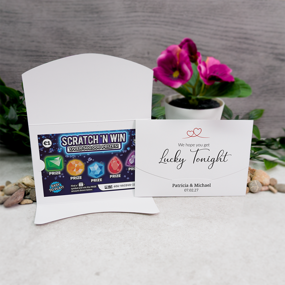 Heart-Line Scratch Card Wallet