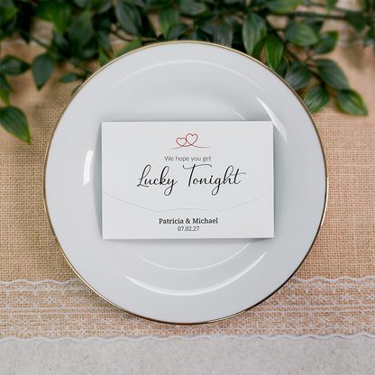 Heart-Line Scratch Card Wallet