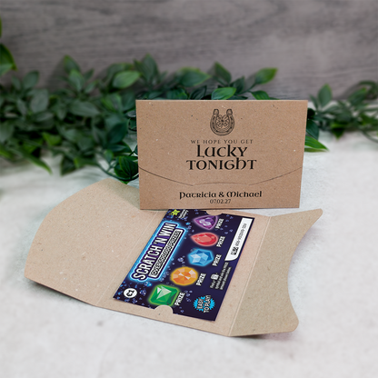 Kraft Horseshoe Scratch Card Wallet