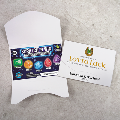 Horseshoe Scratch Card Envelope