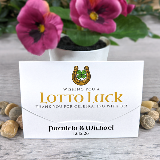 Horseshoe Scratch Card Envelope