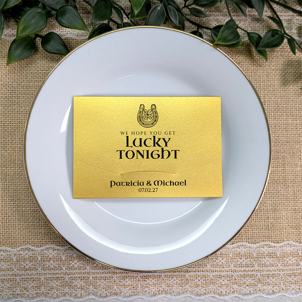 Pearlescent Horseshoe Scratch Card Wallet