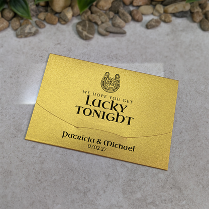 Pearlescent Horseshoe Scratch Card Wallet