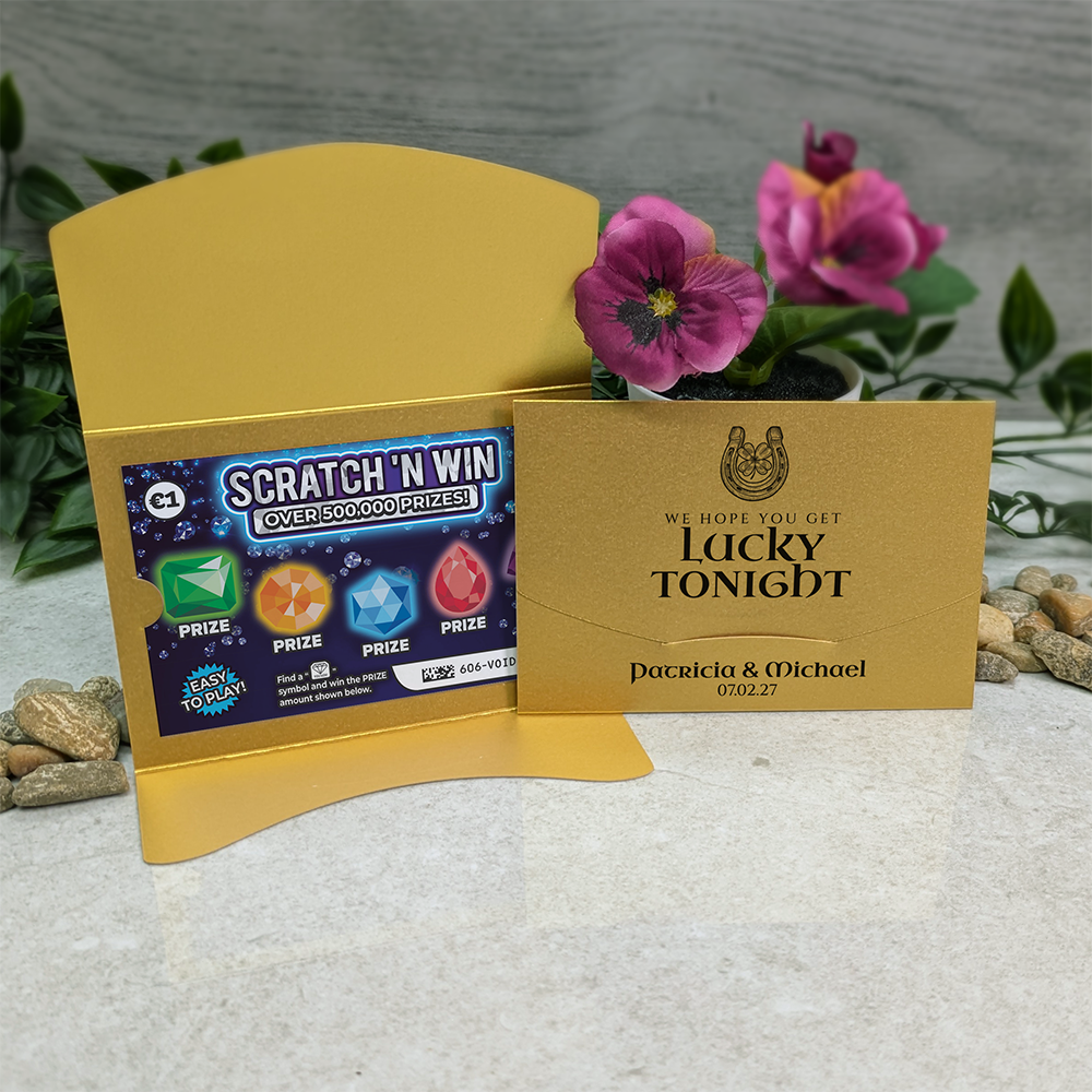 Pearlescent Horseshoe Scratch Card Wallet