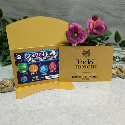 Pearlescent Horseshoe Scratch Card Wallet