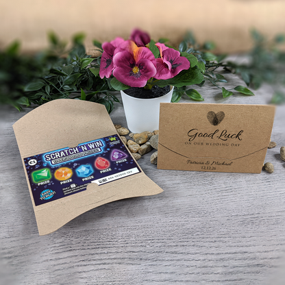 Kraft - Fingerprint Scratch Card Envelope