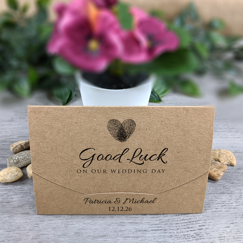 Kraft - Fingerprint Scratch Card Envelope