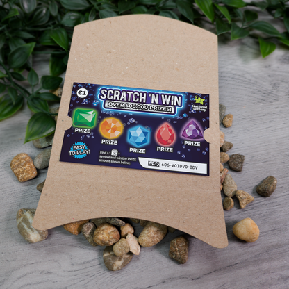 Kraft Horseshoe Scratch Card Wallet