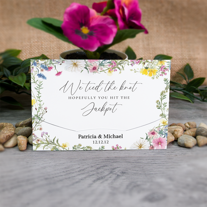 Pastel Floral Scratch Card Wallet