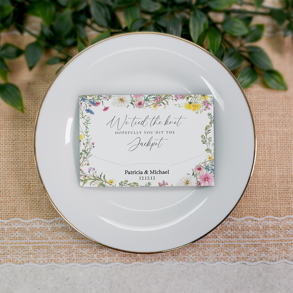 Pastel Floral Scratch Card Wallet