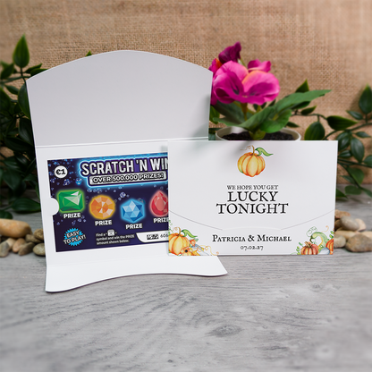 Pumpkin Scratch Card Wallet