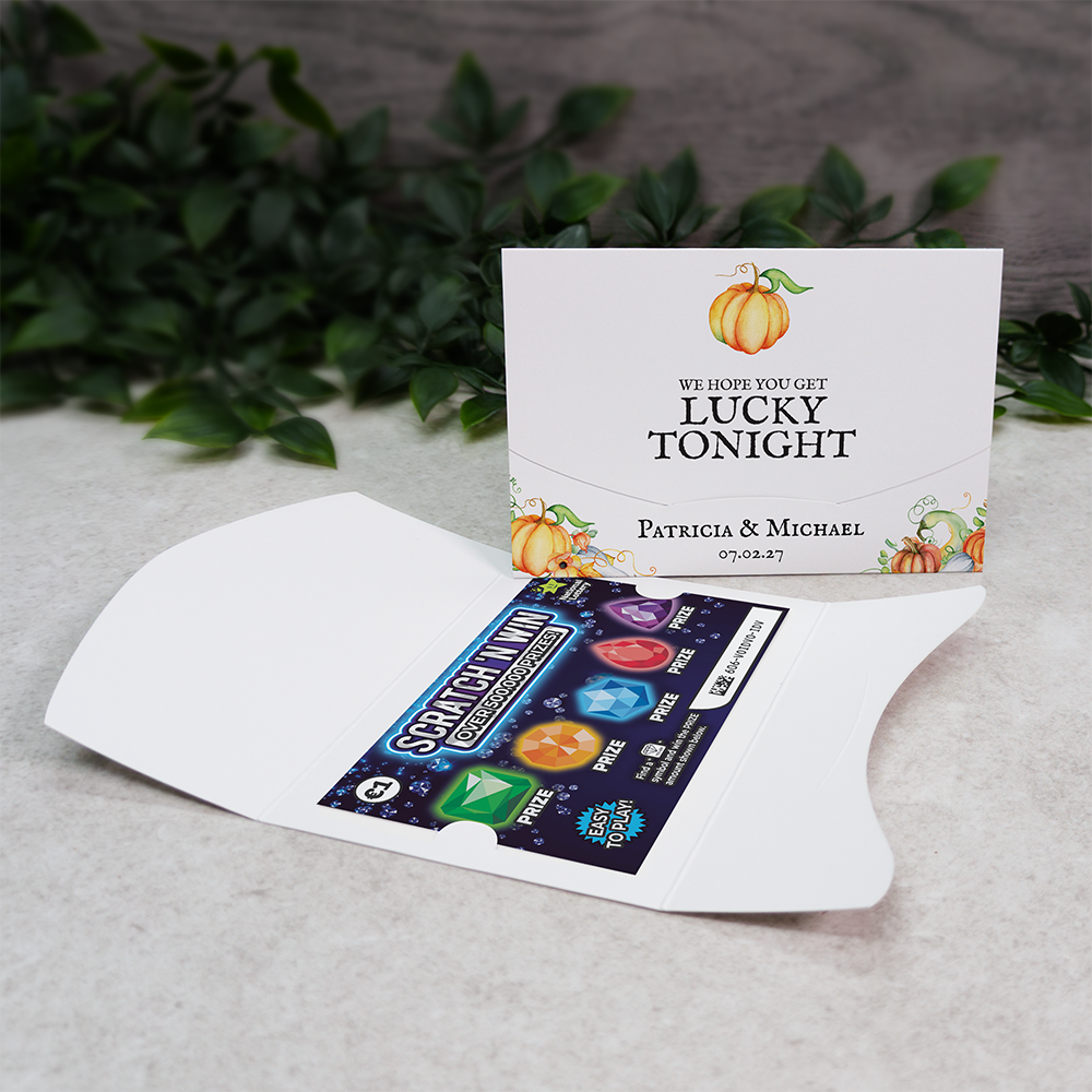 Pumpkin Scratch Card Wallet