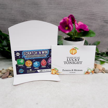 Pumpkin Scratch Card Wallet