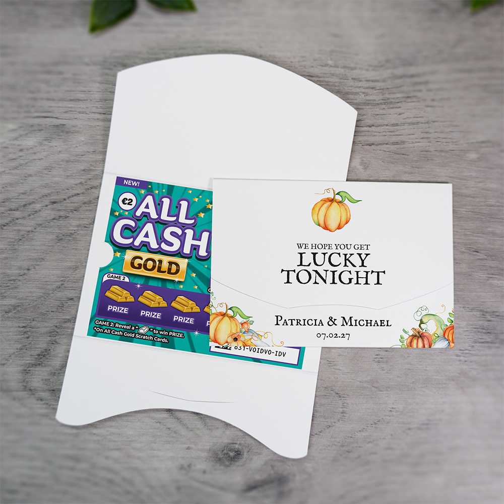 Pumpkin Scratch Card Wallet