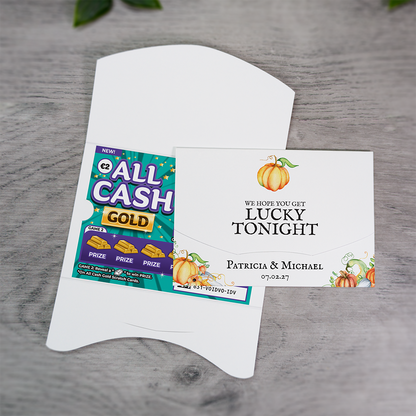 Pumpkin Scratch Card Wallet