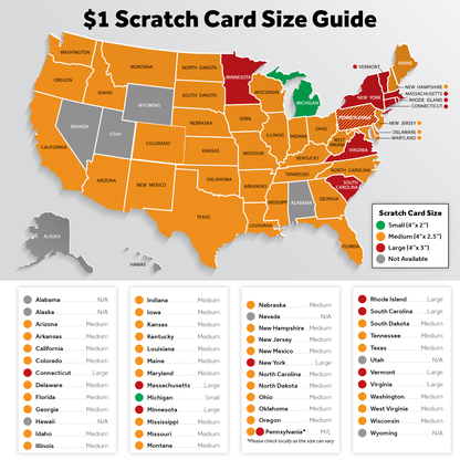 Fall Scratch Card Envelope