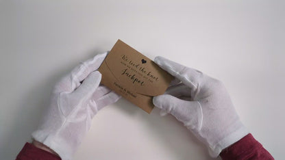 Kraft - Heart Scratch Card Envelope